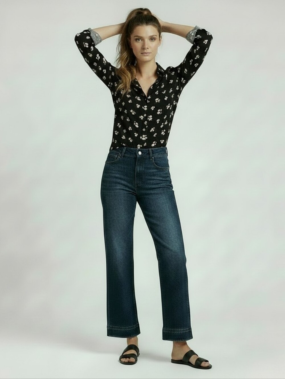 Banana Republic Trouser Dark Wash Straight-Leg Jeans, EUC, 28P